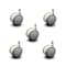 Service Caster 2.375" Gray Soft Wheel Grip Ring Office Chair Casters  SCC, PK5 SCC-GR02S60-TPR-GRY-716-5 - alternate 1